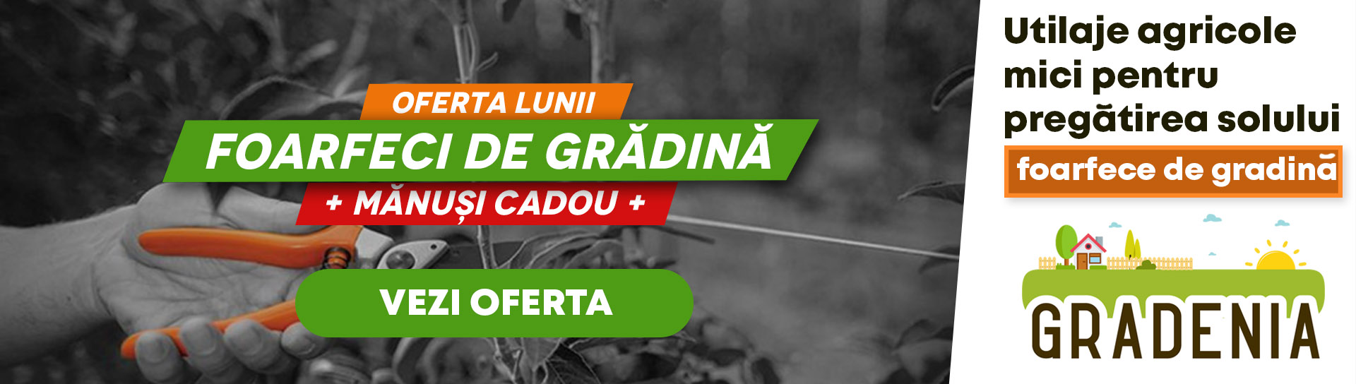 Oferta lunii pentru foarfeci de gradină