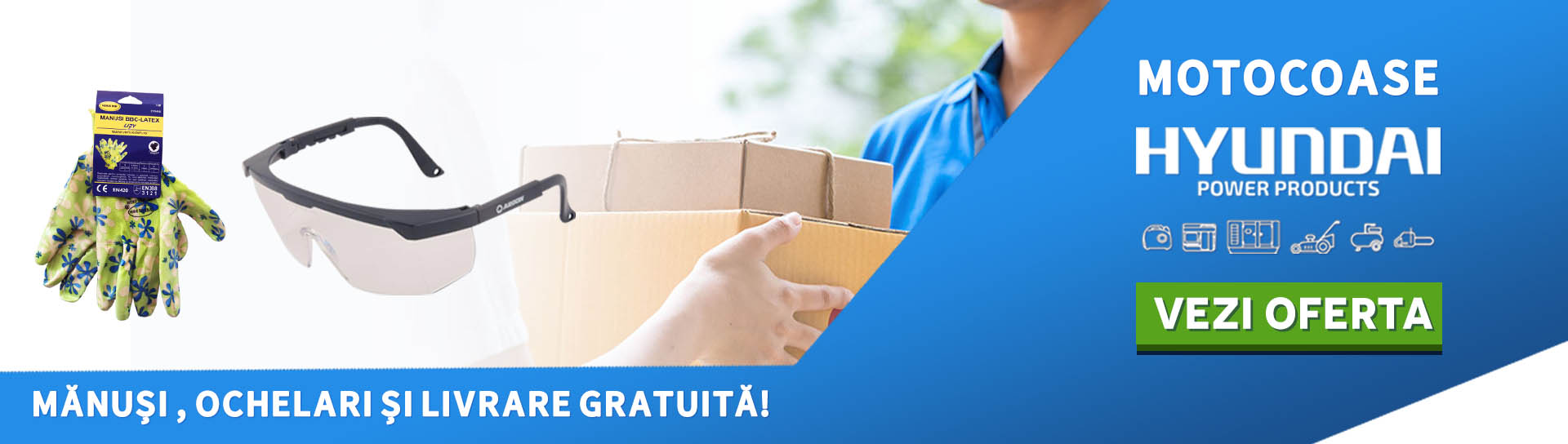 Ofertă de neratat! Mănușu, ochelari și livrare gratuită!