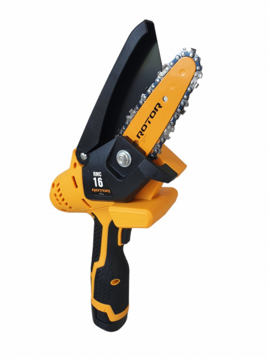 Fierastrau cu lant si acumulator,turatia motorului 4800 rot/min,lungime lama 10 cm [2]