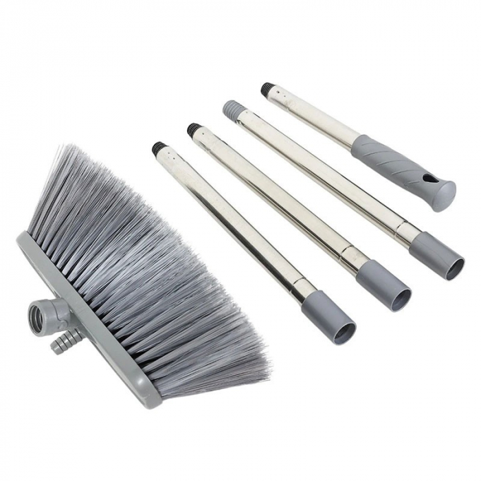 Perie auto cu adaptor furtun si coada metalica [2]