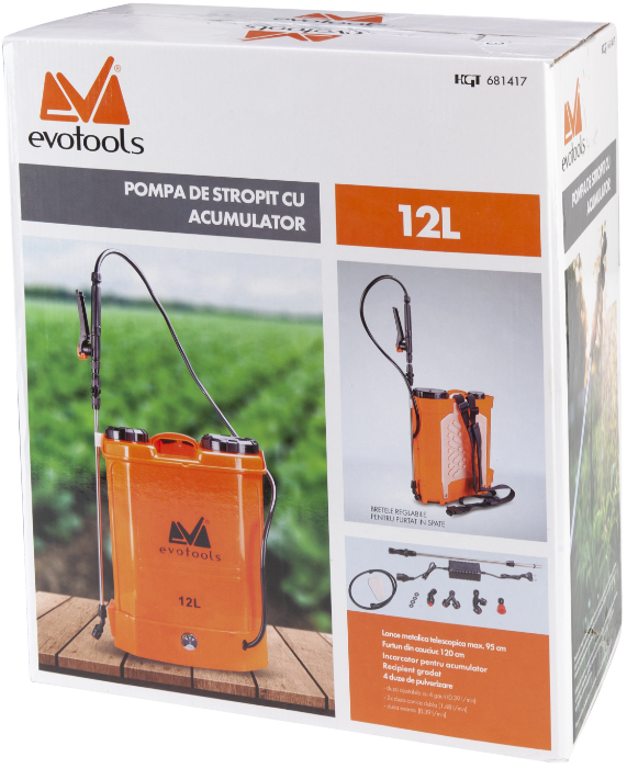 Pompa de stropit cu acumulator si spatiu depozitare PP 1152 [2]