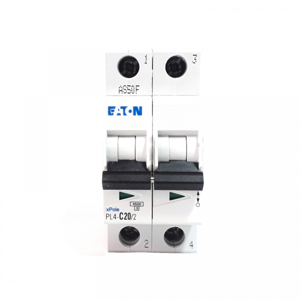 Siguranta automata EATON, 2P, 20A, 4.5KA, PL4-C20/2 [2]