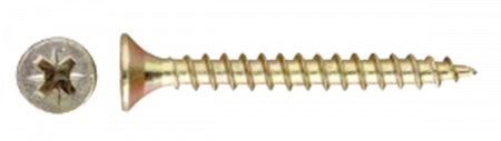 Articole de consum industrie - 100 suruburi lemn cap inecat ETS,diametru 4 mm,lungime 45 mm