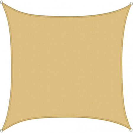 Plase umbrire - Copertina tip parasolar, forma patrat, culoare crem, dimensiune 3.6x3.6
