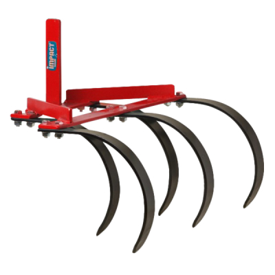 Utilaje agricole - Cultivator fix pentru motocultor cu 5 dinți elastici