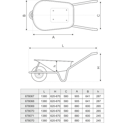 Roaba EVOTOOLS P cu roata poliuretan slim [1]