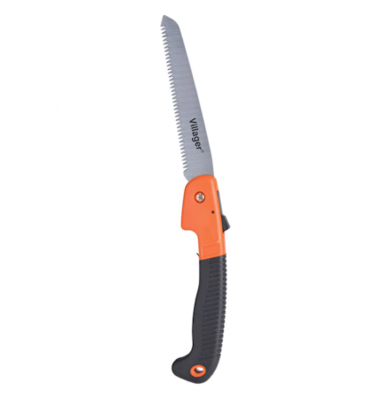 Fierăstrău de mână - Fierastrau pliabil pentru gradina GS 120, 165 mm lungime, 100 mm lungime lama, lama din otel 65 Mn