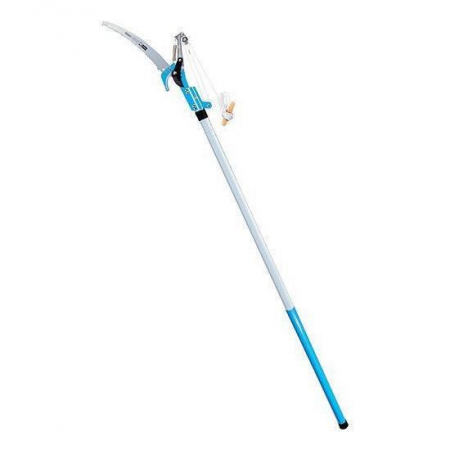 Foarfeci - Foarfeca  cu dispozitiv dublu pentru taiere crengi si fierastrau cu maner telescopic 3.3 m