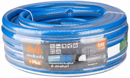 Unelte pentru grădină - Furtun armat profi plus, diametru 3/4 inch, lungime 20 m