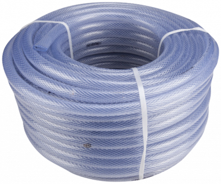 Unelte pentru grădină - Furtun transparent cu insertie ETS, diametru 3/4  inch