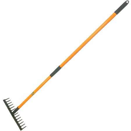Accesorii gradina - Grebla 14 dinti,375 mm, coada fibra 1500 mm
