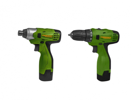 Set Autofiletanta + Pistol cheie impact cu acumulator Procraft Industrial PA168SET, 16.8V, 2Ah, mandrina 2-13mm [0]