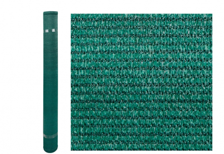 Plase umbrire - Plasa Umbrire Verde HDPE UV Densitate 150g/mp,latime 1,2 m, lungime 10 m,grade de umbrire 85%