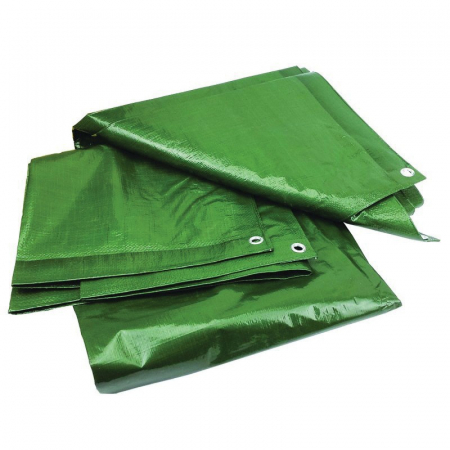 Prelata cu inele - Prelata cu inele 5 x 8 m - 120 g/mp- verde