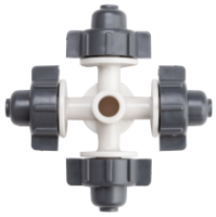 Furtunuri apa - Set 10 buc pulverizator tip ceata 4 cai