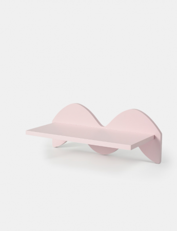 Mobilier PVC - Raft de perete,roz-pastel,25x11x10 cm