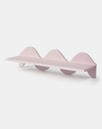 Mobilier PVC - Raft de perete,roz-pastel,50x11x10 cm