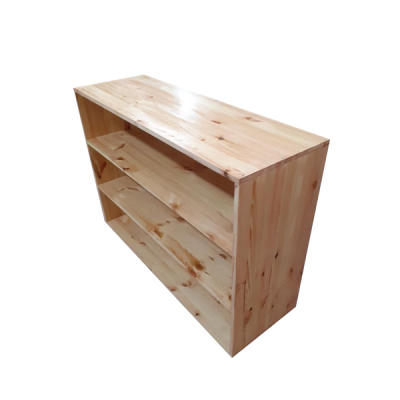 Mobilier din PVC pentru casă - Raft din lemn de pin impregnat cu lac incolor