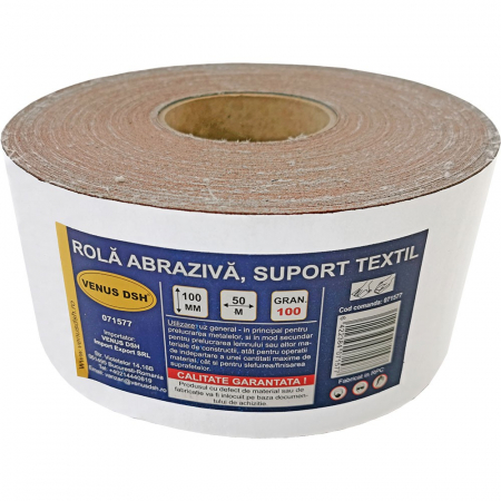 Articole de consum industrie - Rola abraziva, suport textil, 60 (100 mm x 50 m)