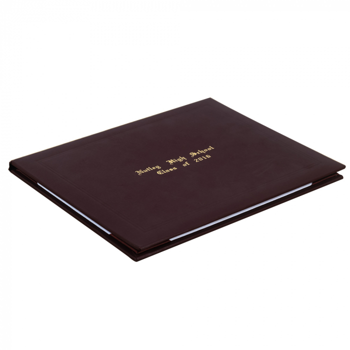 Brown Diploma Cover [2]