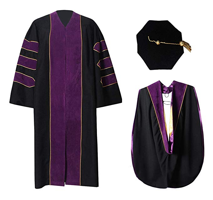 Doctoral Tam, Gown & Hood Package 3