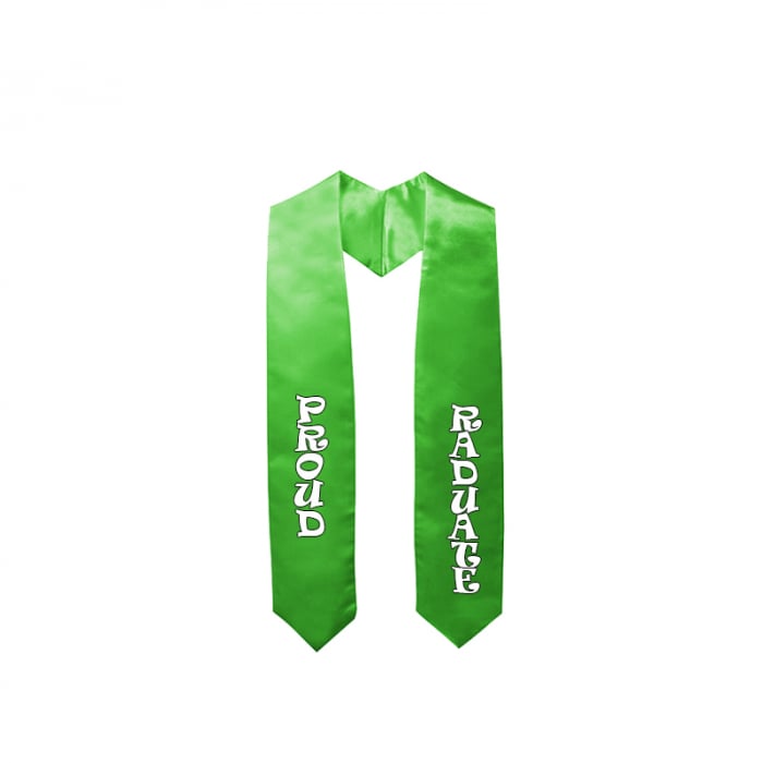 Graduate Of Stole (Gold, Red, Green, Blue, Purple) [3]