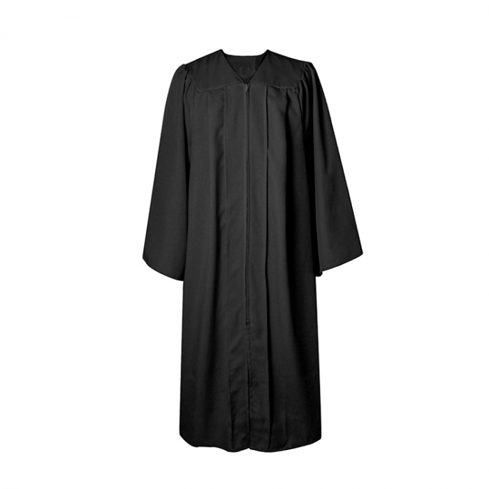 Matte Black Bachelors Gown [2]