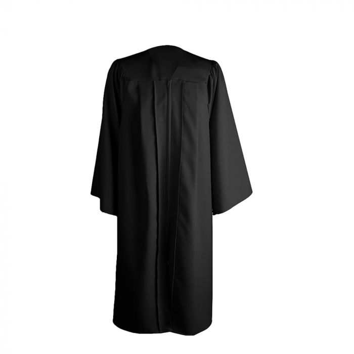 Matte Black Bachelors Gown, Cap, & Tassel [2]