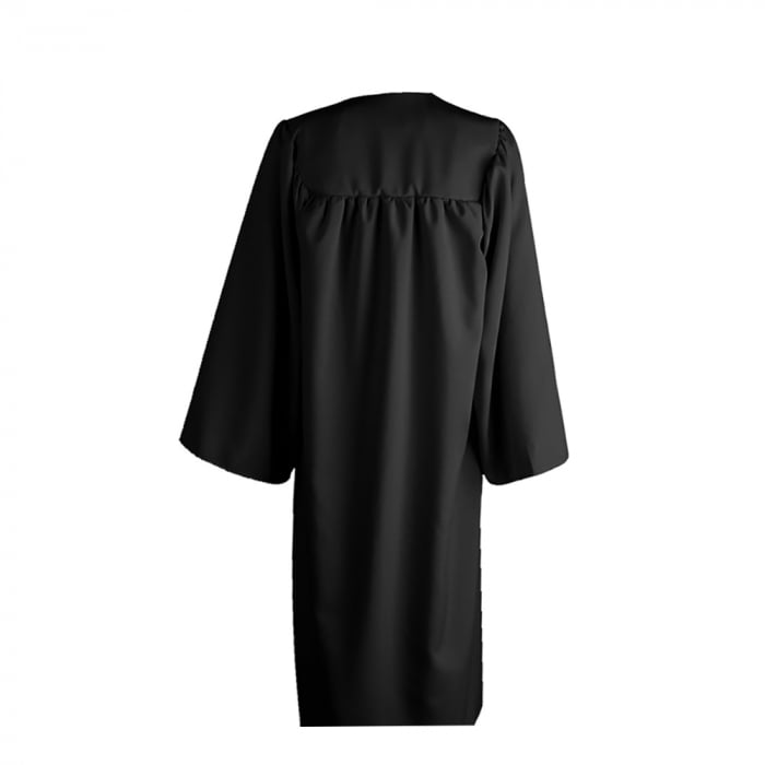 Matte Black Bachelors Gown, Cap, & Tassel [3]