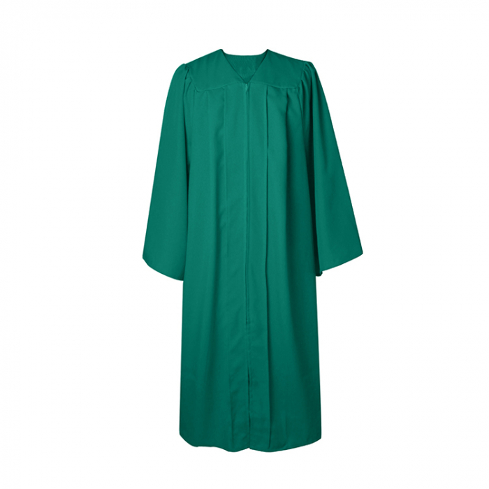 Matte Emerald Green Bachelors Gown [2]