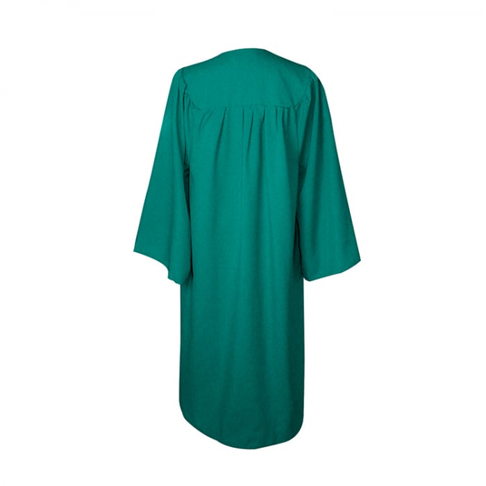 Matte Emerald Green Bachelors Gown, Cap, & Tassel [4]