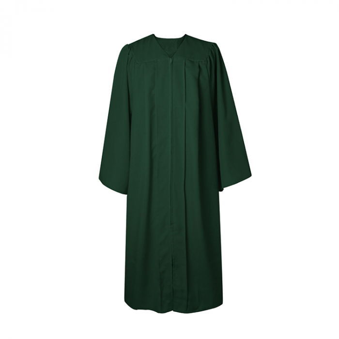 Matte Hunter Bachelors Gown, Cap, & Tassel [4]