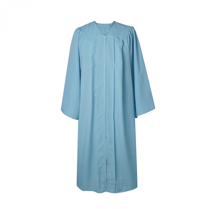 Matte Light Blue Bachelors Gown [2]