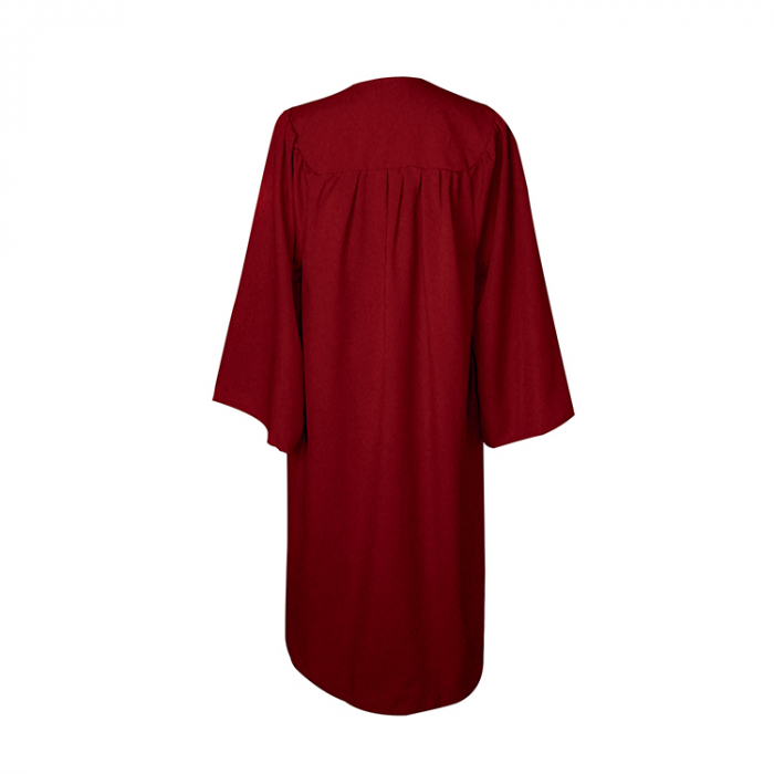 Matte Maroon Bachelors Gown [3]