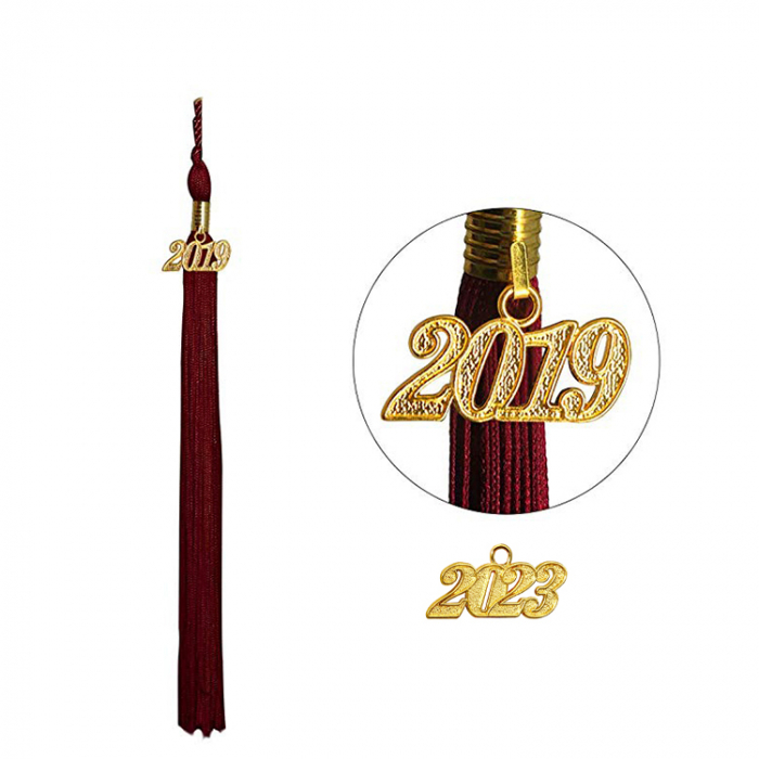 Matte Maroon Bachelors Gown, Cap, & Tassel [3]