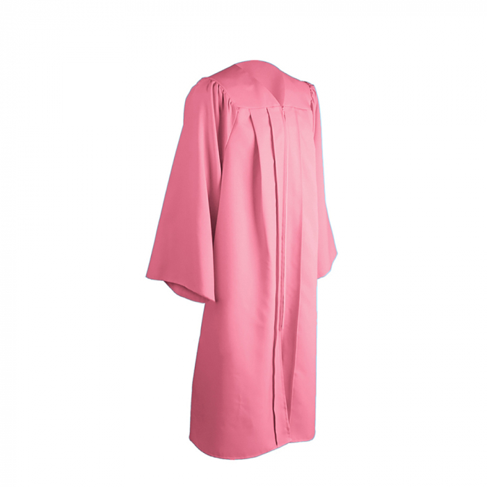 Matte Pink Bachelors Gown, Cap, & Tassel [2]