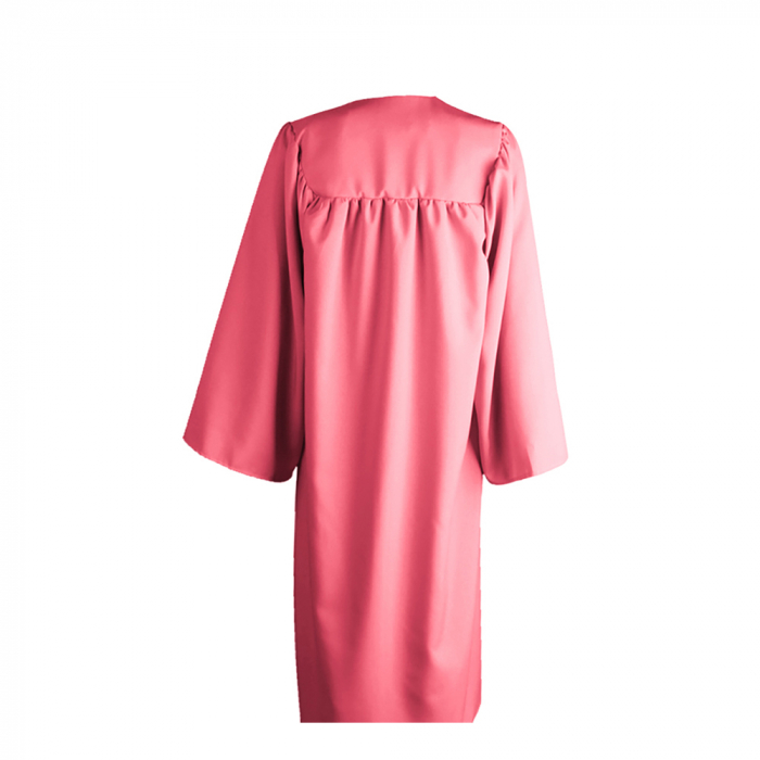 Matte Pink Bachelors Gown, Cap, & Tassel [3]