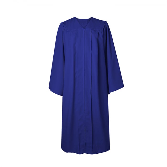Matte Royal Blue Bachelors Gown [2]