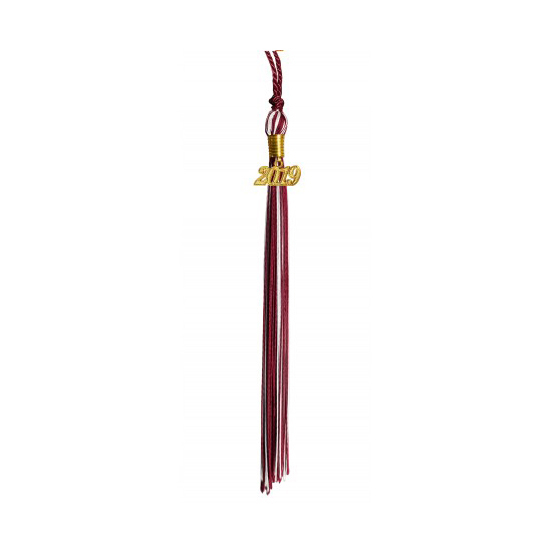 Red and White Multicolor Tassel [1]