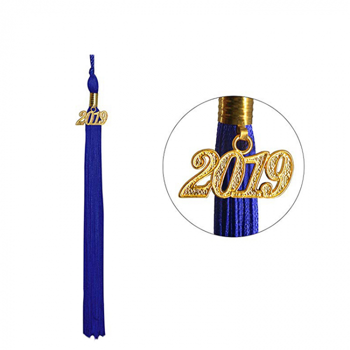 Royal Blue-Matte-Preschool-Children-Graduation-Gown-And [2]