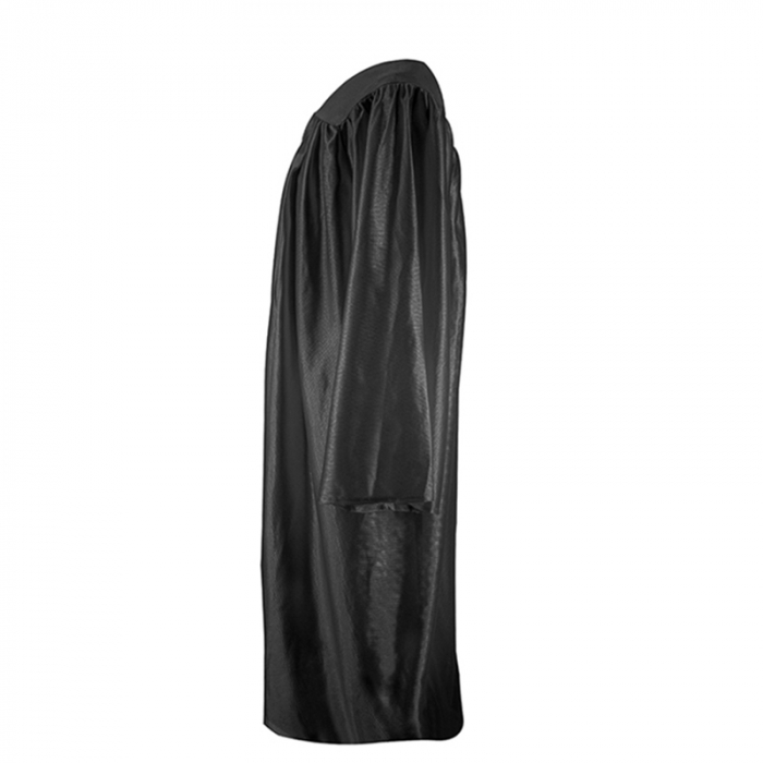 Shiny Black Bachelors Gown [4]