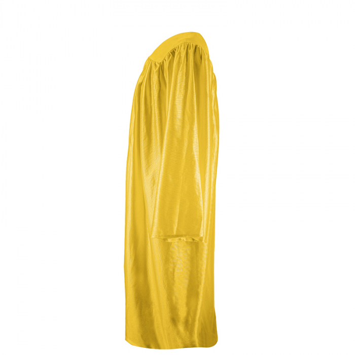 Shiny Gold Bachelors Gown, Cap & Tassel [4]