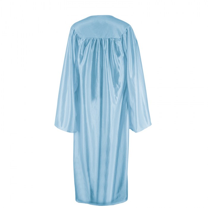 Shiny Light Blue Bachelors Gown [3]