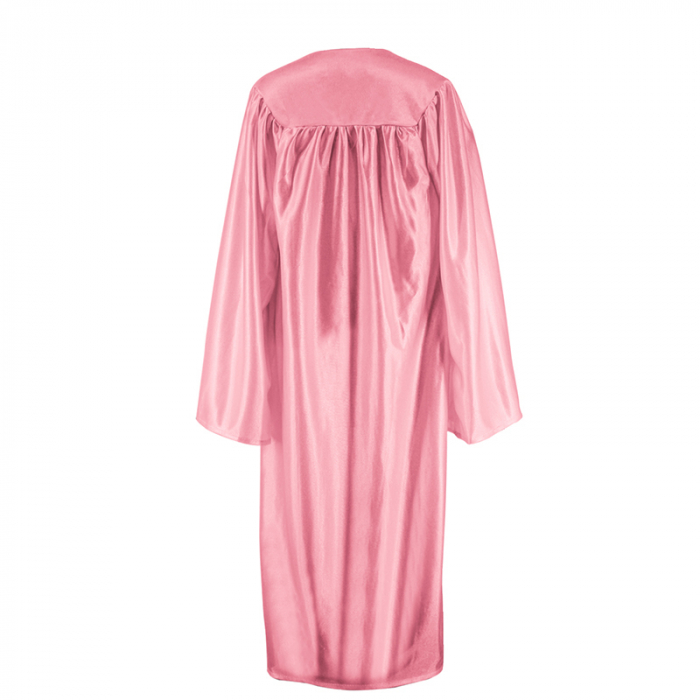 Shiny Pink Bachelors Gown, Cap & Tassel [5]
