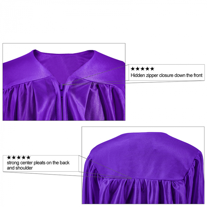 Shiny Purple Bachelors Gown [2]