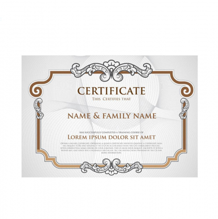 Diplomas/Covers/Tubes/Certificates - Certificate 2