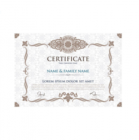 Diplomas/Covers/Tubes/Certificates - Certificate 3