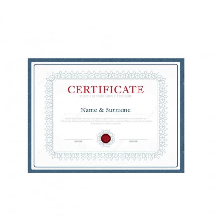 Diplomas/Covers/Tubes/Certificates - Certificate 4