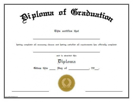 Diplomas/Covers/Tubes/Certificates - Diploma 2