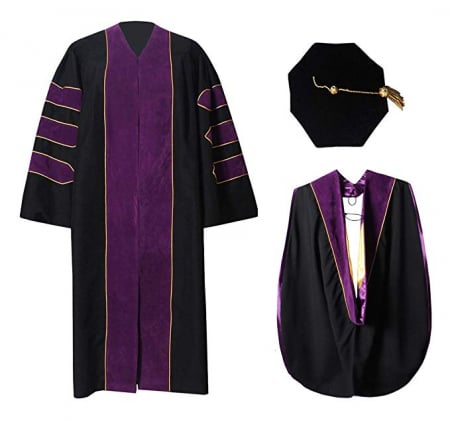 Doctoral Products - Doctoral Tam, Gown & Hood Package 3